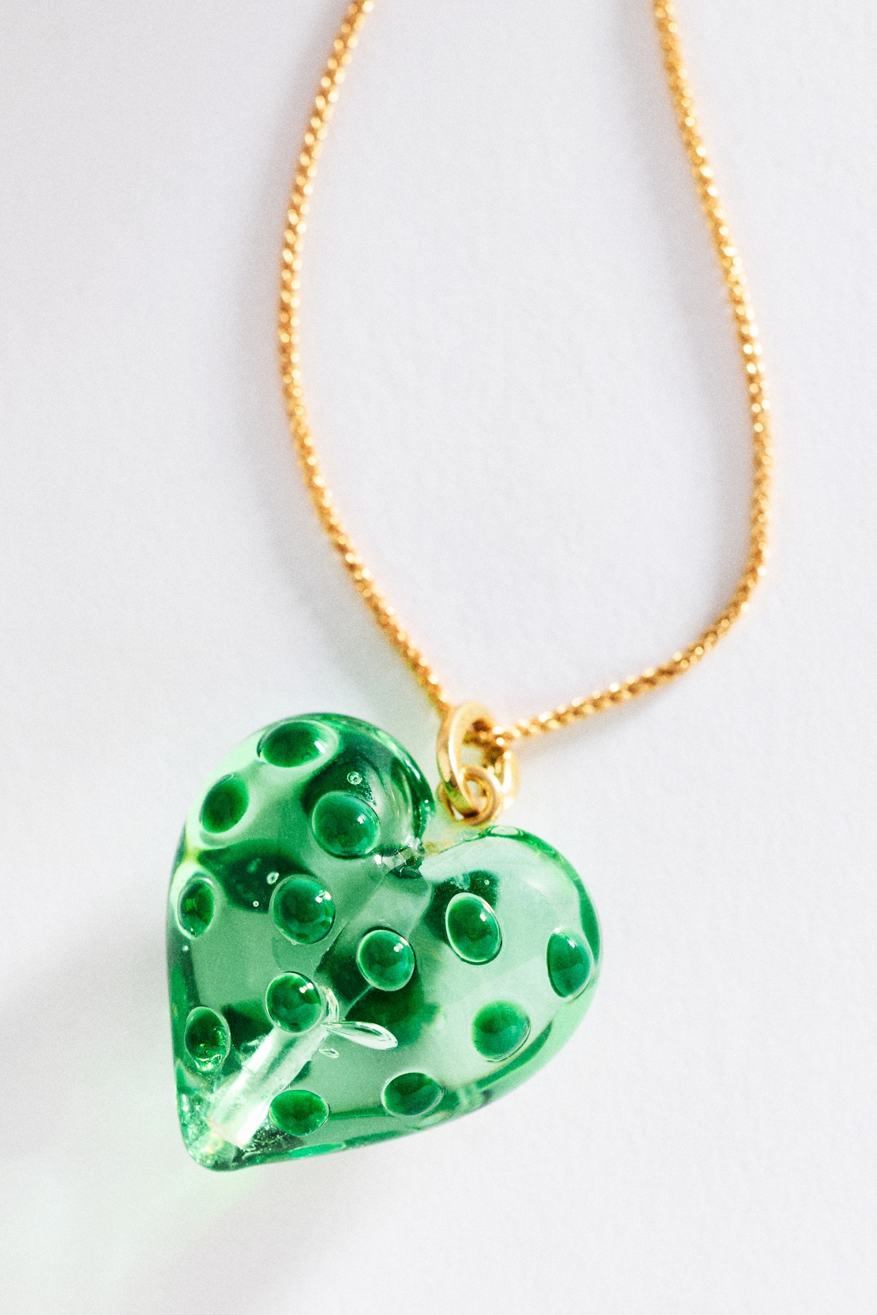 Clare V. Polka Dot Heart Charm