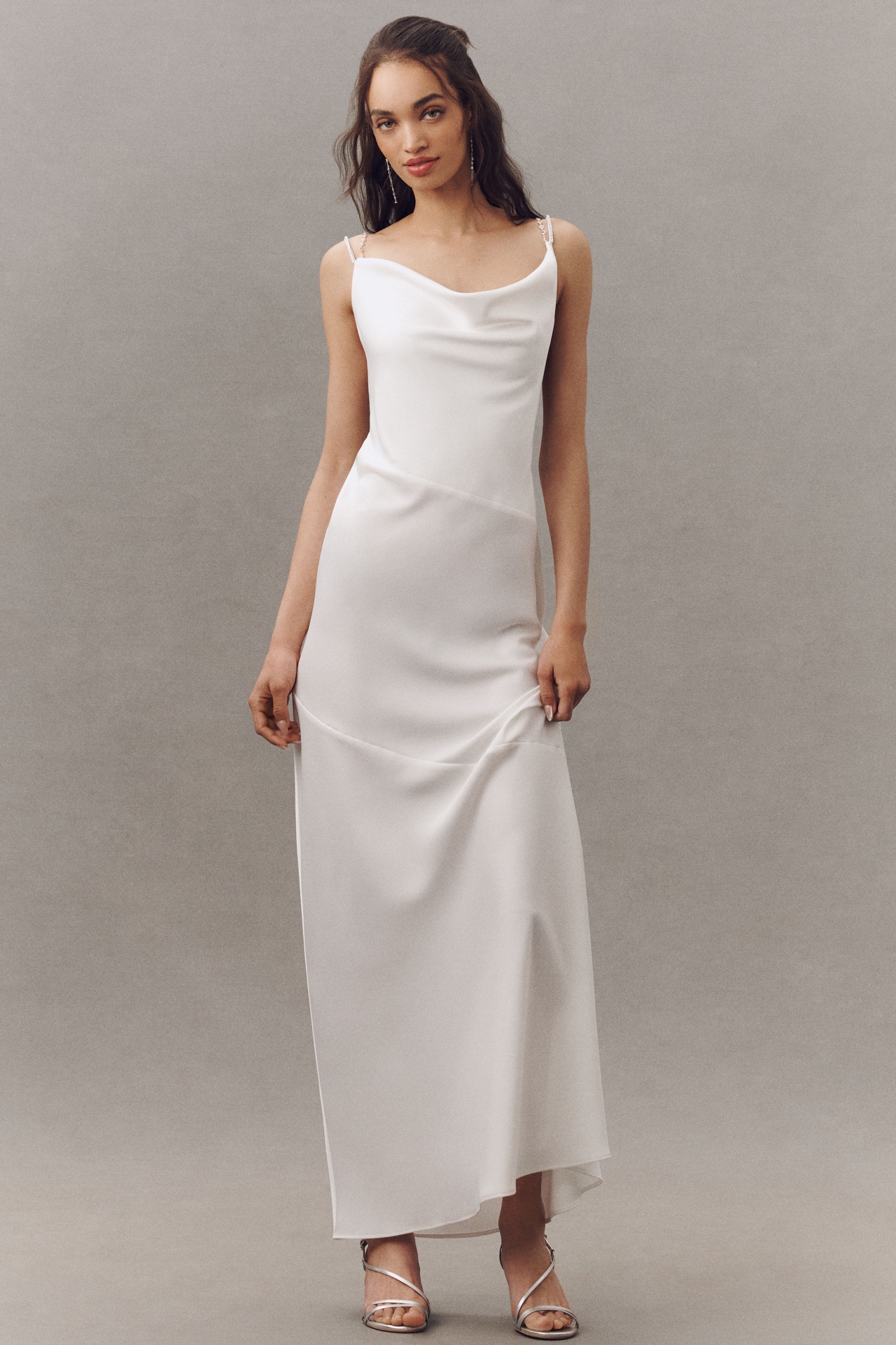 ILA Vela Cowl-Neck Maxi Dress