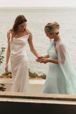 ILA x Gaios Vela Cowl-Neck Maxi Dress