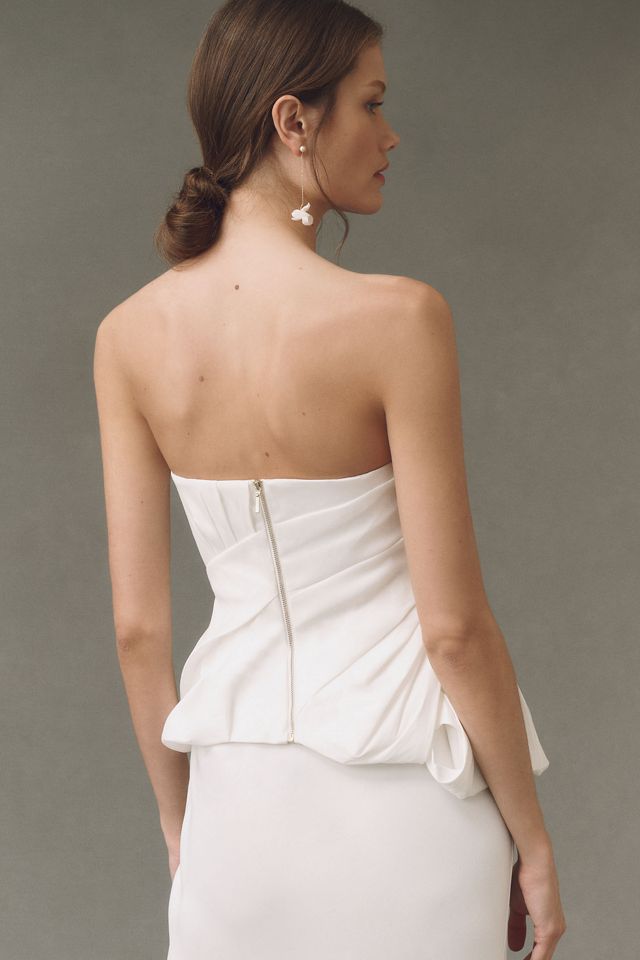 Acler Dorval Strapless Draped Top #3