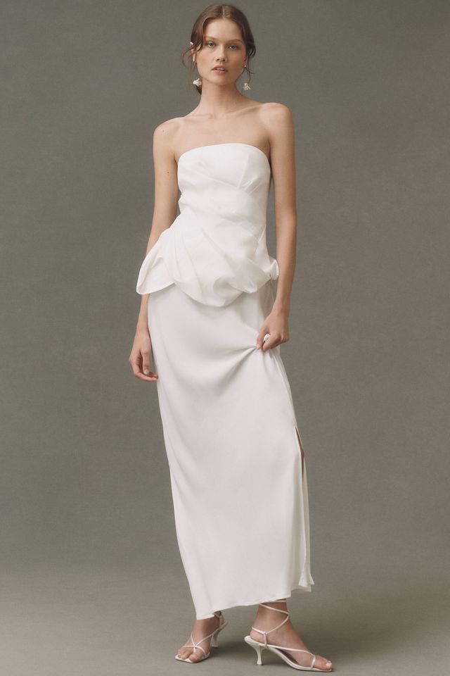Acler Dorval Strapless Draped Top #4