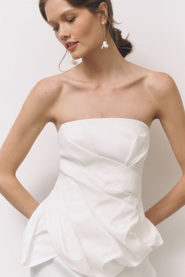 Acler Dorval Strapless Draped Top #5