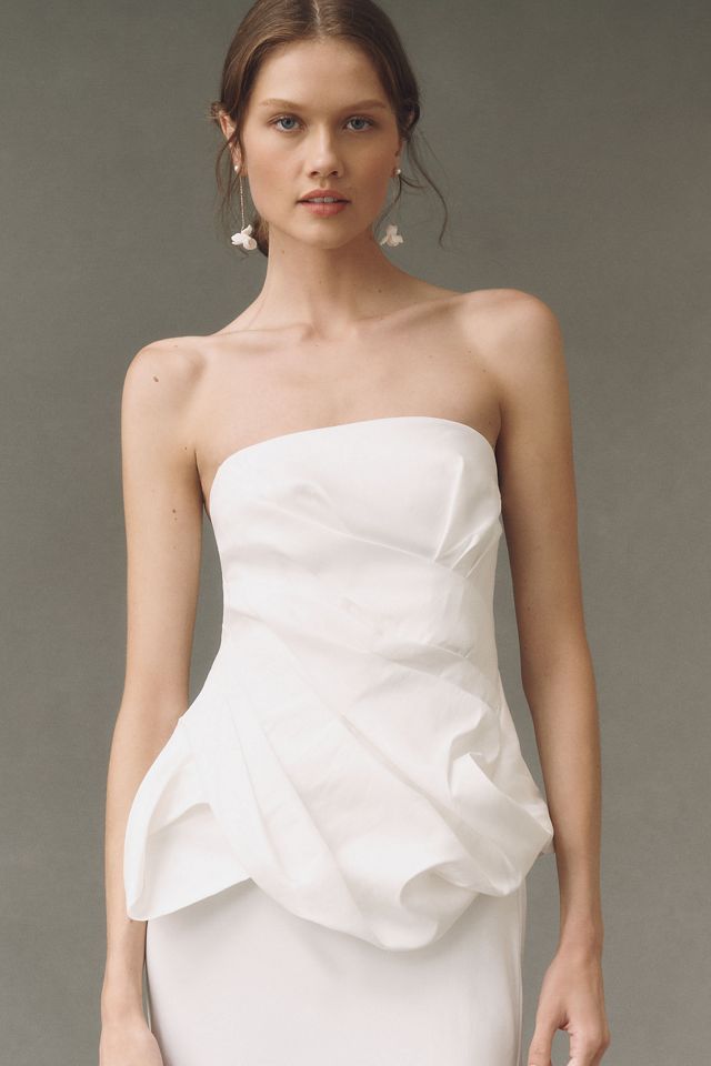 Acler Dorval Strapless Draped Top #2