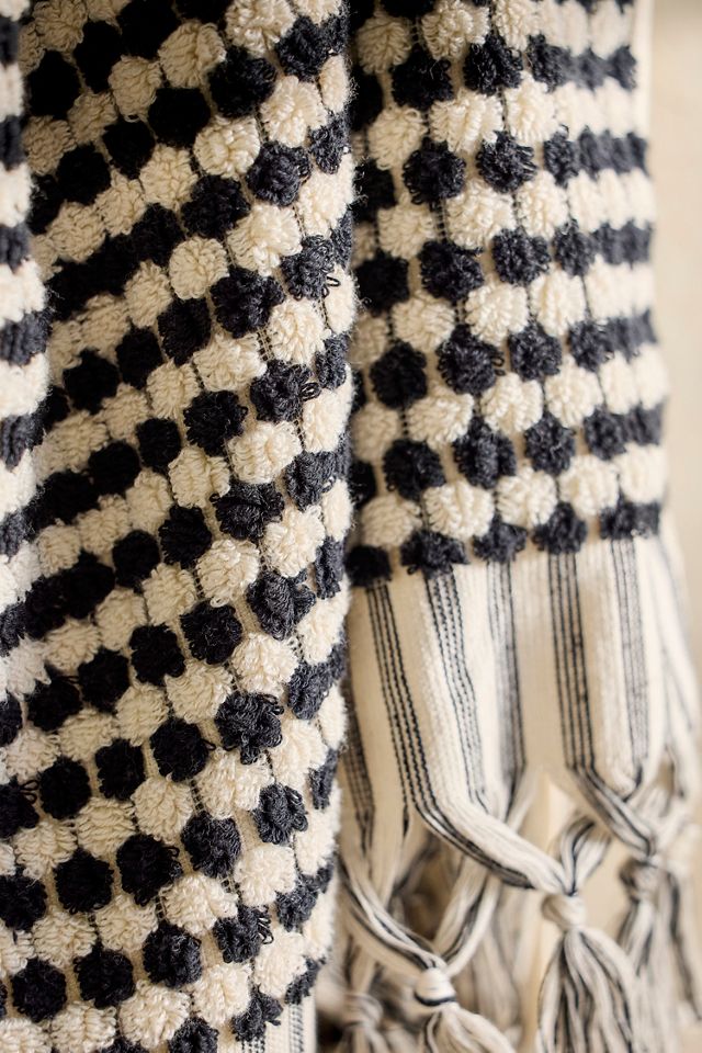 Two-Tone Textured Cotton Hand Towel #1