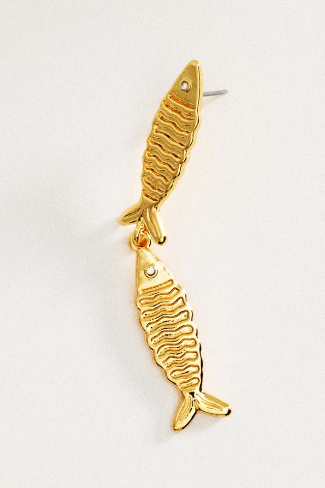 Frasier Sterling Gone Fishing Earrings #1