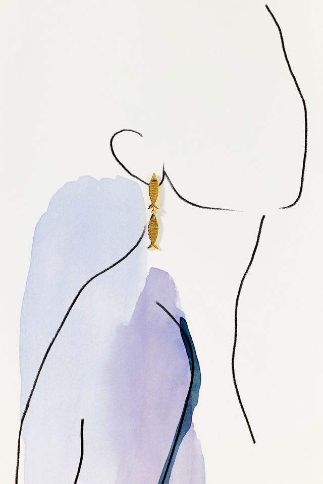 Frasier Sterling Gone Fishing Earrings #2