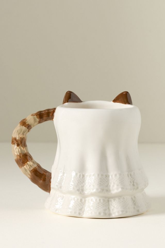Peluche Halloween Stoneware Cat Mug #2
