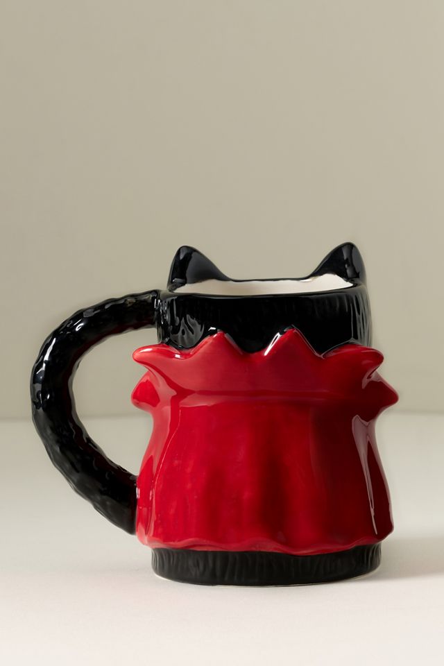 Peluche Halloween Stoneware Cat Mug #2