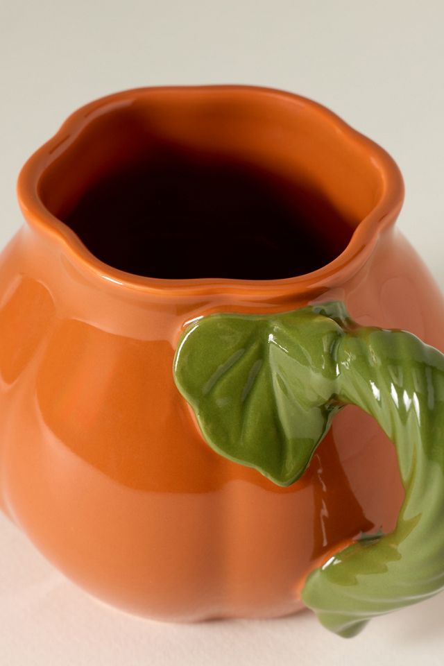 Sorrella Stoneware Pumpkin Mug #2