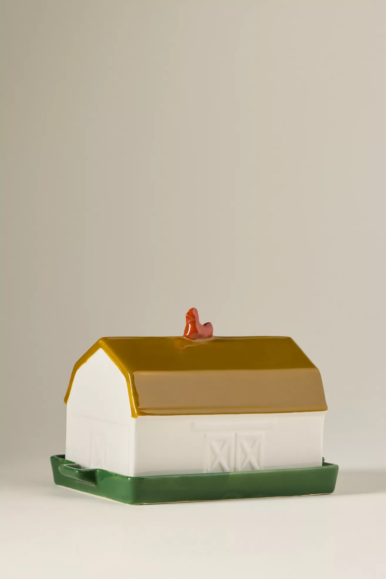Molly Yeh Stoneware Barn Butter Dish - thumbnail 2