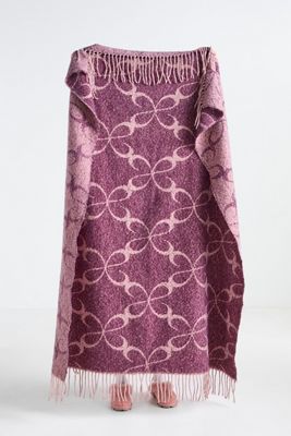 Maeve Icon Woven Fringe Throw Blanket