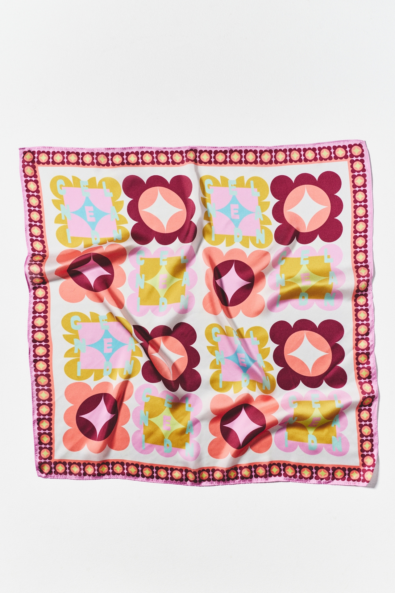 Celandine Patterned Hair Scarves, Set of 2