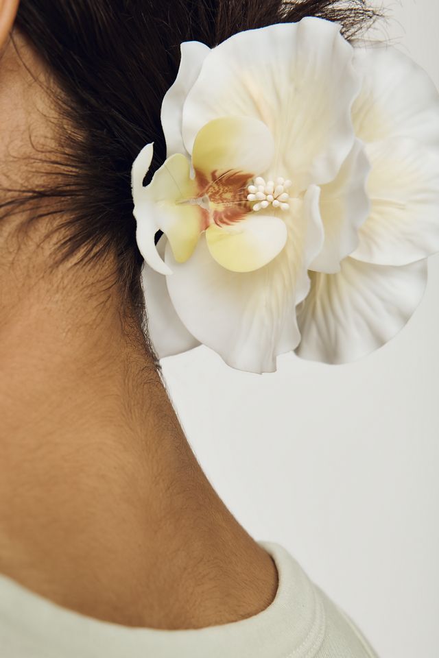 By Anthropologie Orchid Claw Clip #2