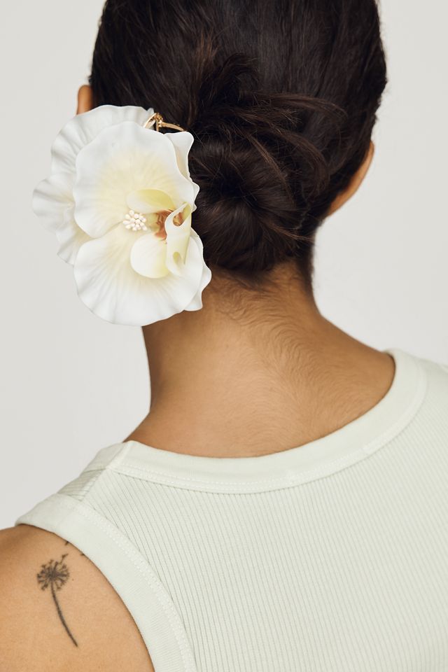 By Anthropologie Orchid Claw Clip #1