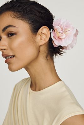 By Anthropologie Orchid Claw Clip