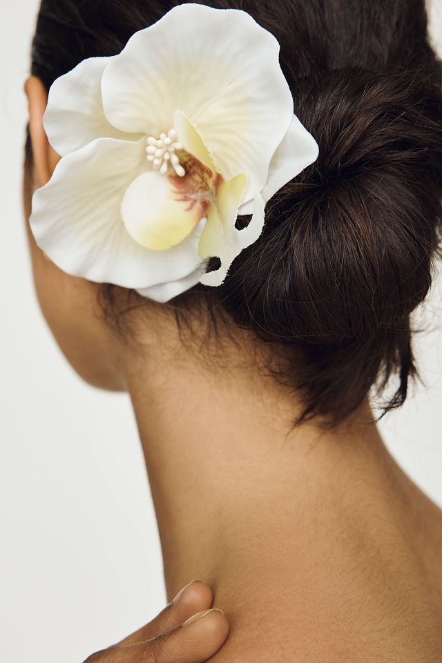 By Anthropologie Épingle à cheveux française orchidée #2