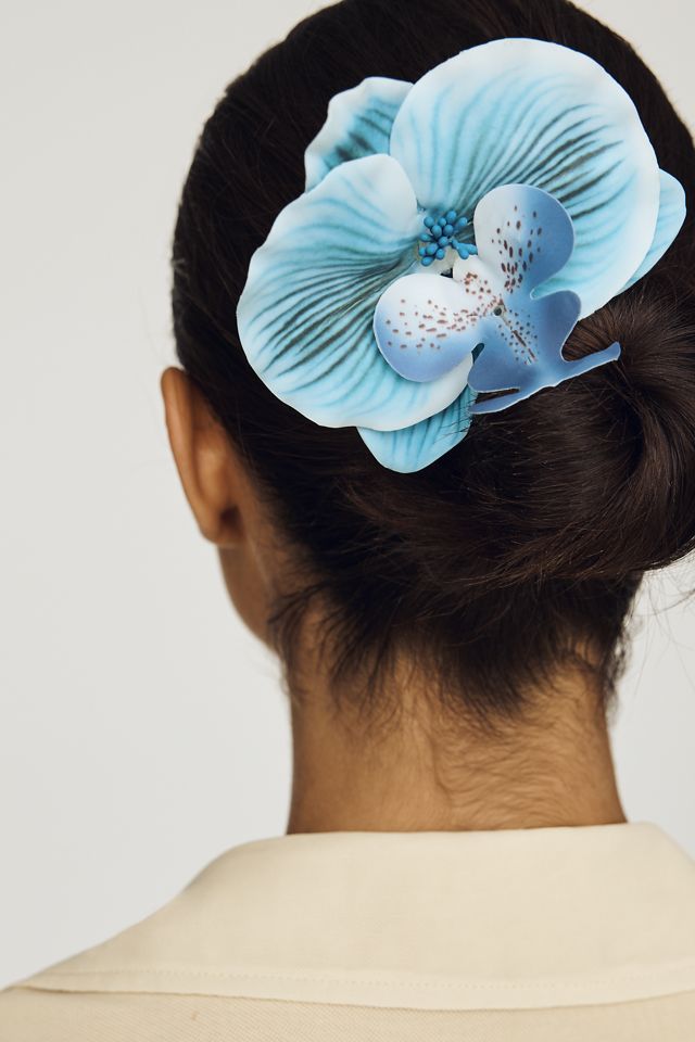 By Anthropologie Orchid French Hair Pin #2