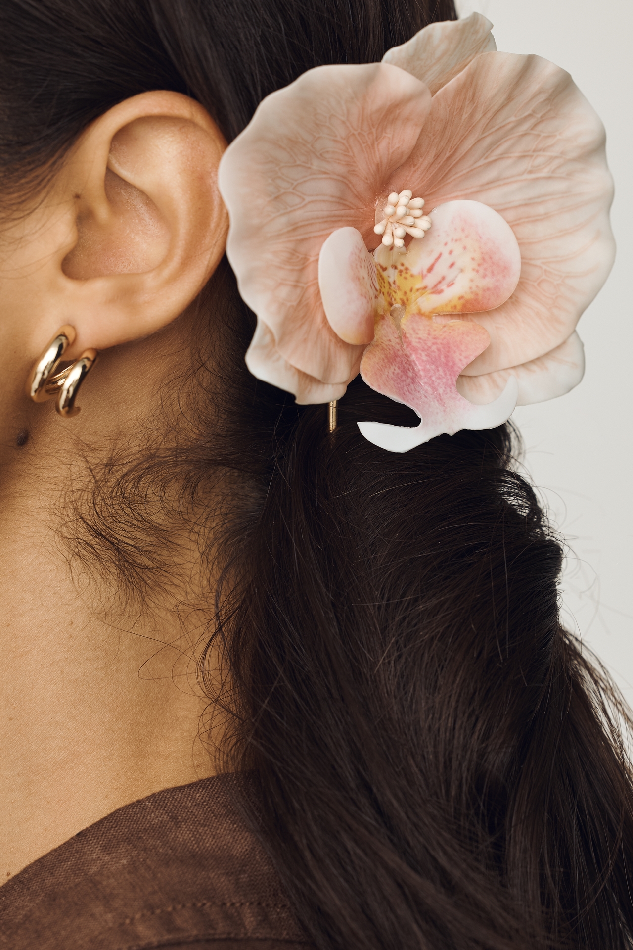 By Anthropologie Orchid French Hair Pin