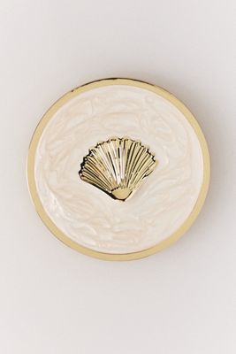 Coastal Collection Seashell Compact Mirror