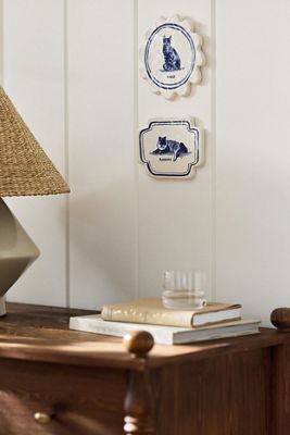 Molly Hatch Cat Ceramic Gallery Wall Charm