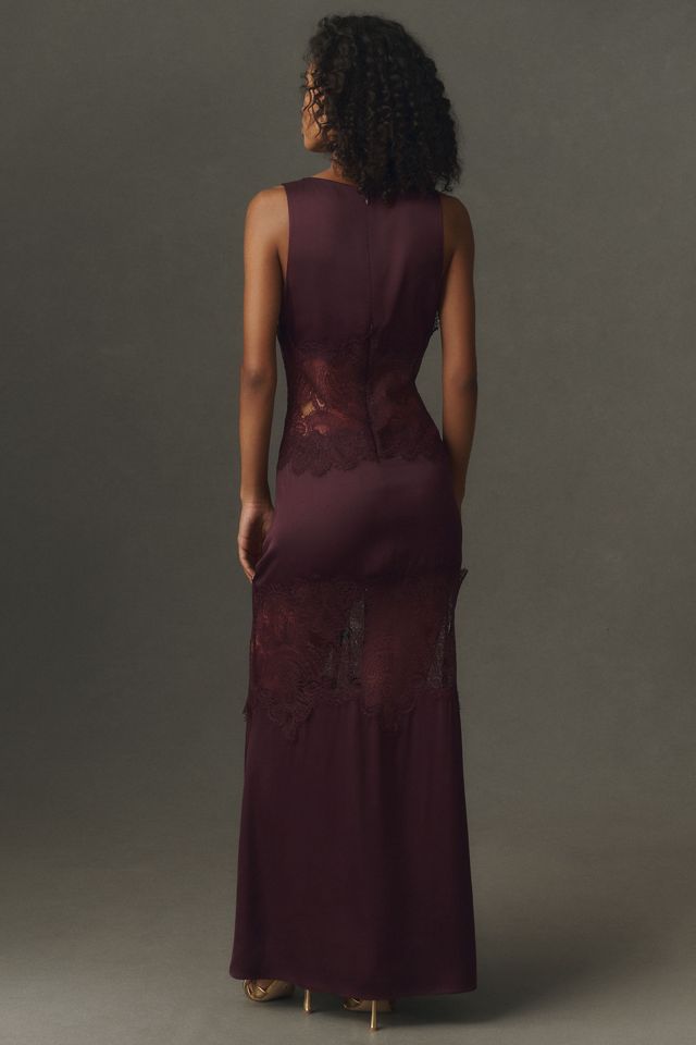 Shona Joy Jamila Lace Panel Maxi Dress #1