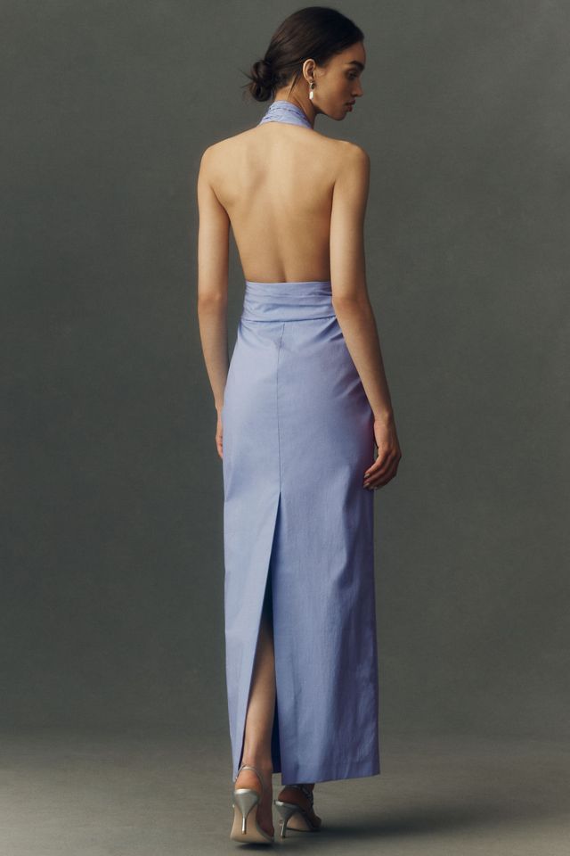 Shona Joy Campbell Halter-Neck Dress #1