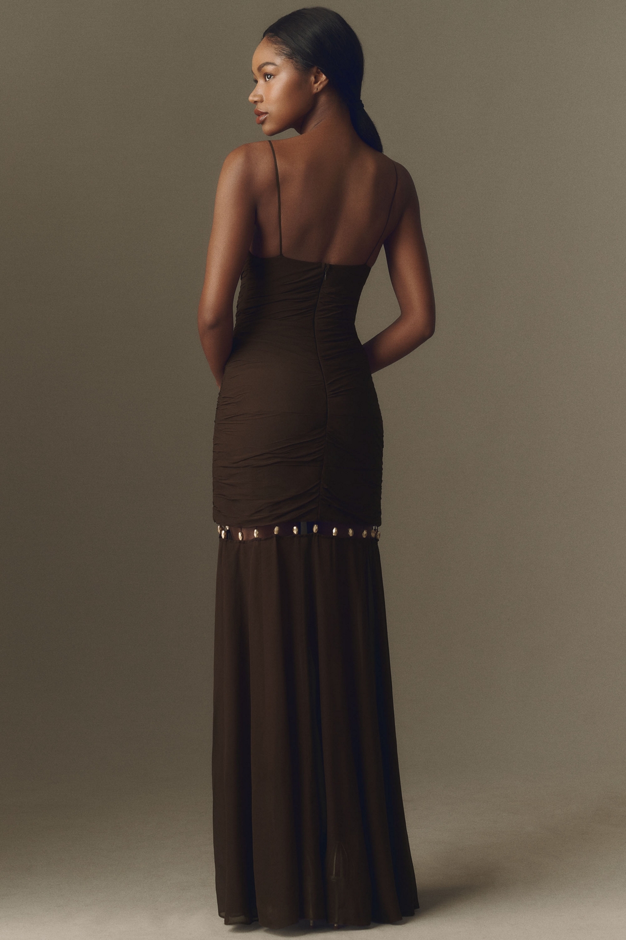 Shona Joy Emilie Gathered Maxi Dress