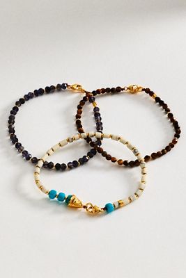 Chan Luu Trio Friendship Bracelets, Set of 3
