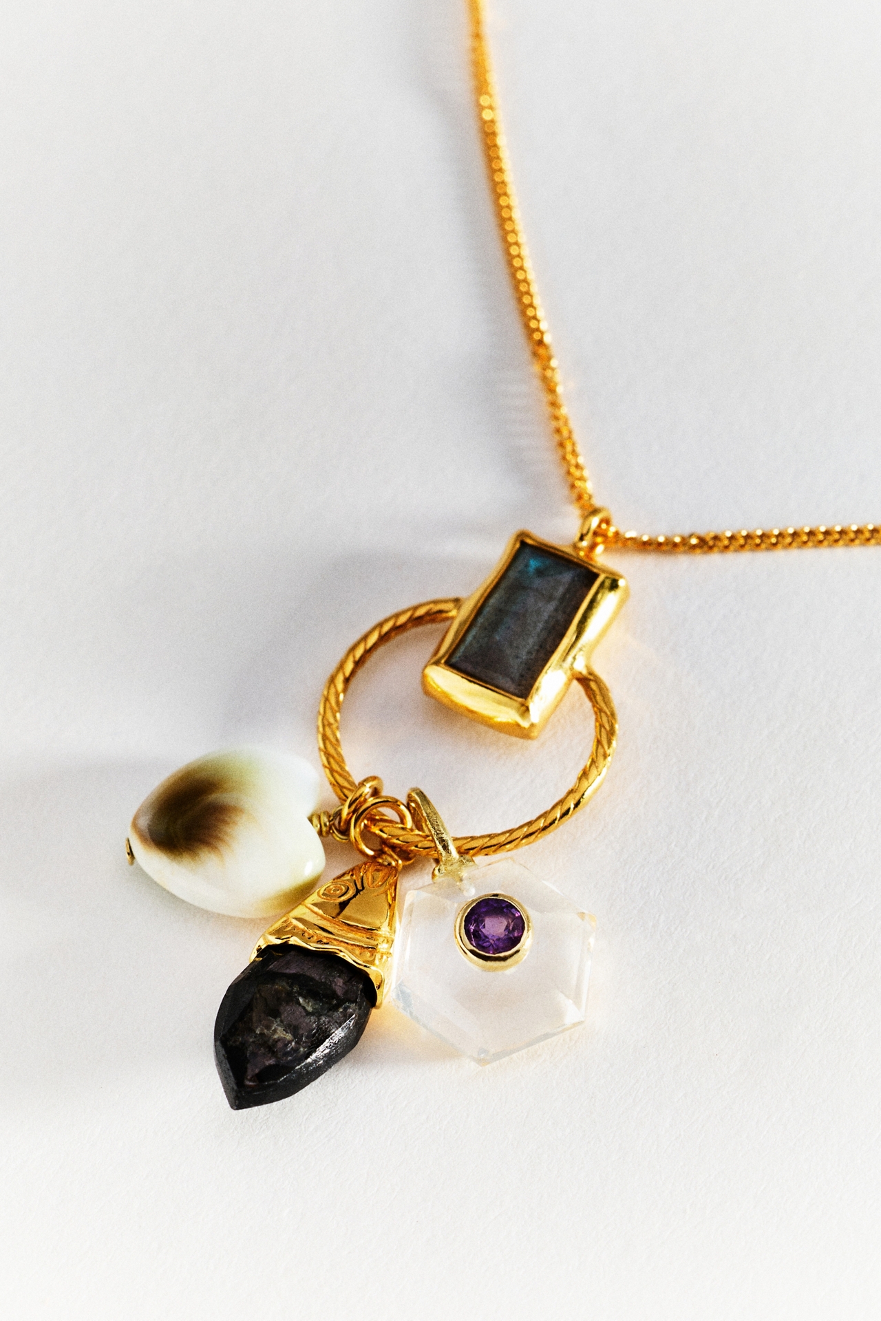 Chan Luu Trio Charm Necklace