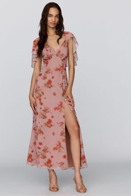 anthropologie flowy dress Floral Maxi & Long Dresses Occasion Mother of the Bride/Groom
