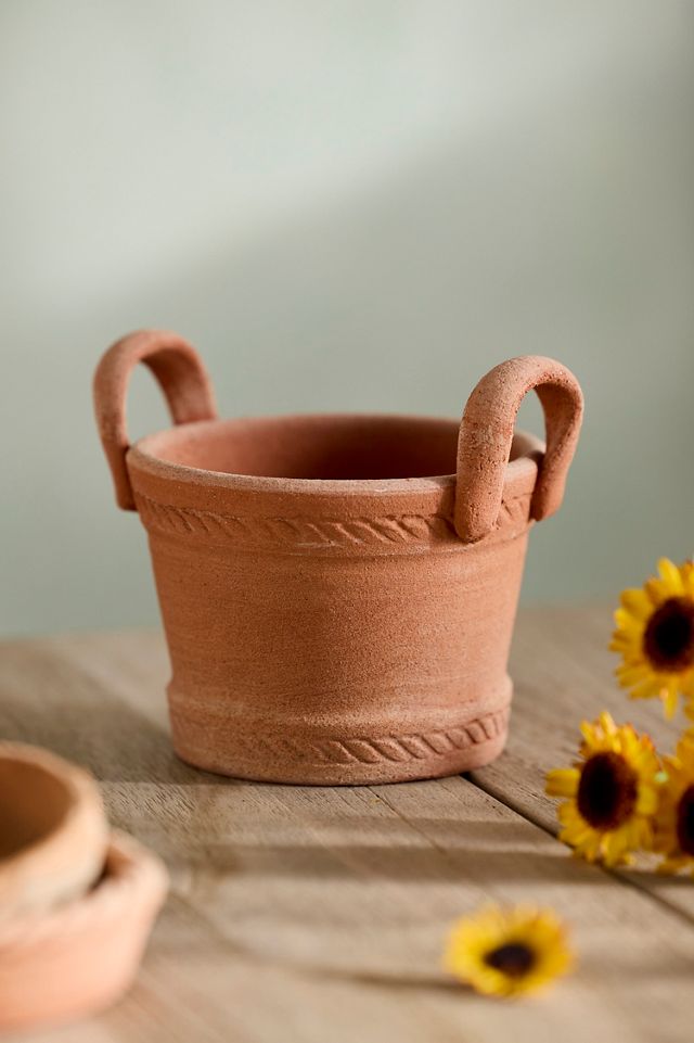 Basket Handle Galestro Pot #2