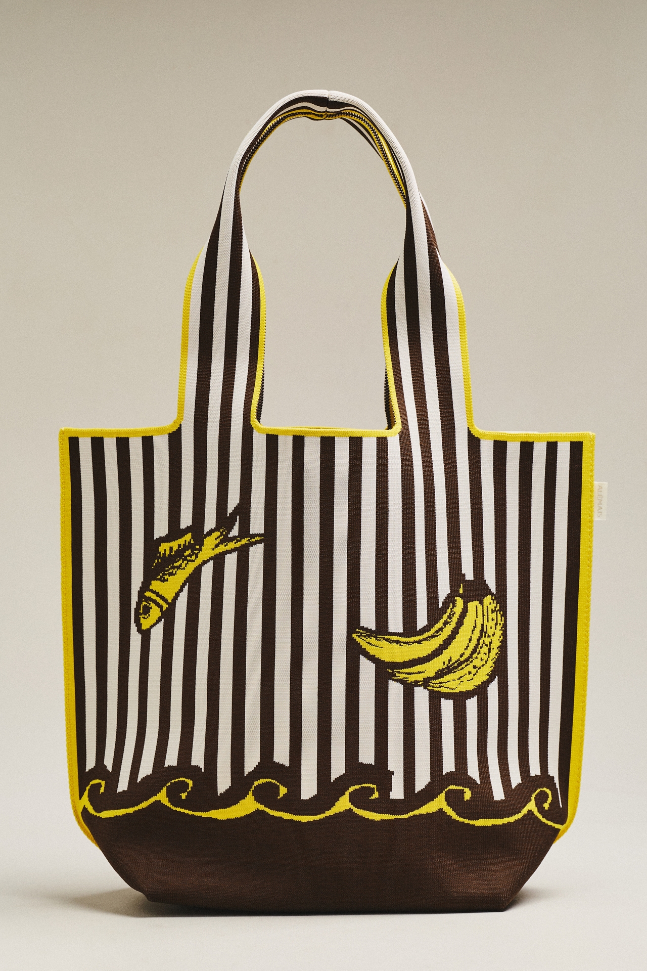 ALÉMAIS Mona Jacquard Shopper Tote Bag
