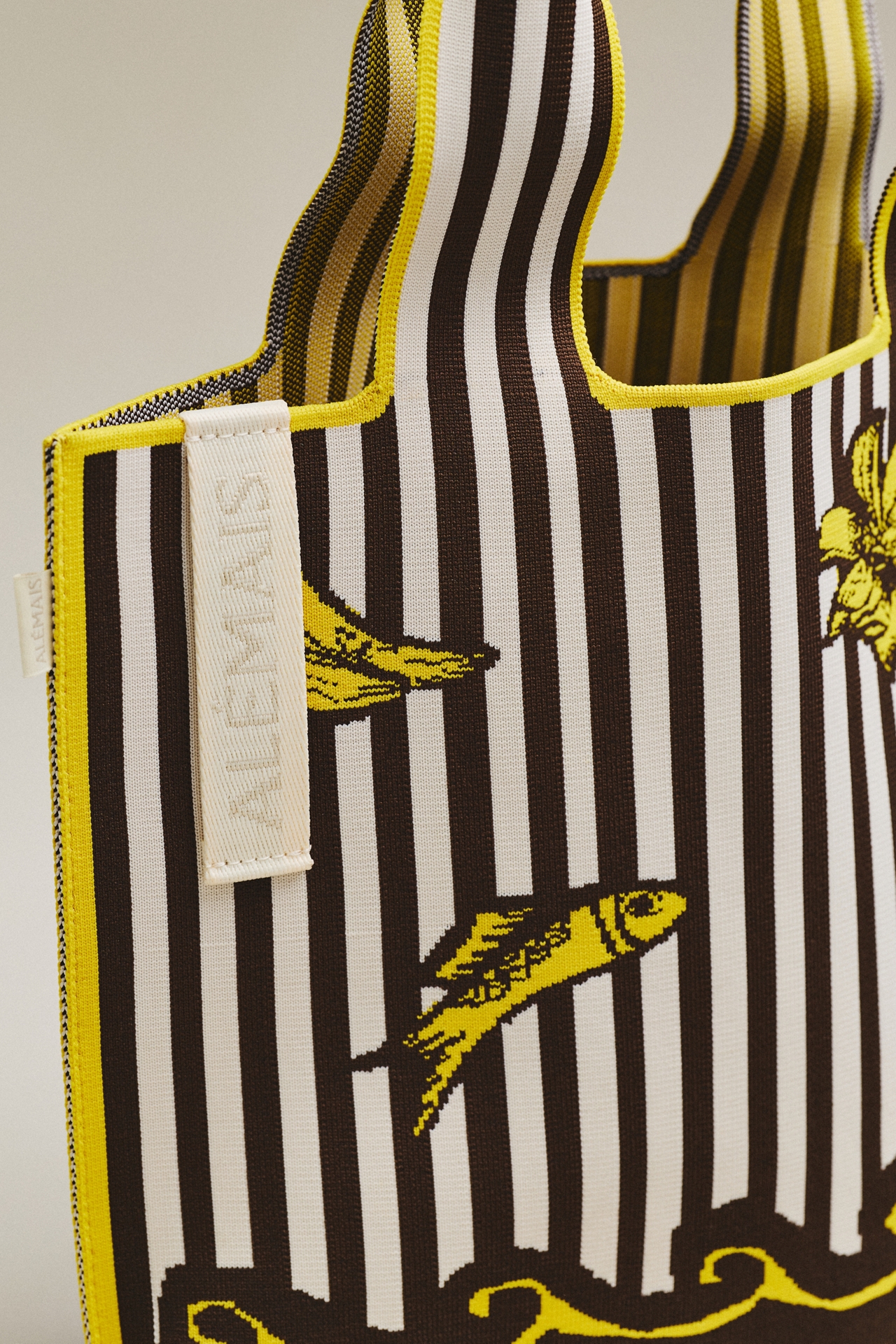 ALÉMAIS Mona Jacquard Shopper Tote Bag