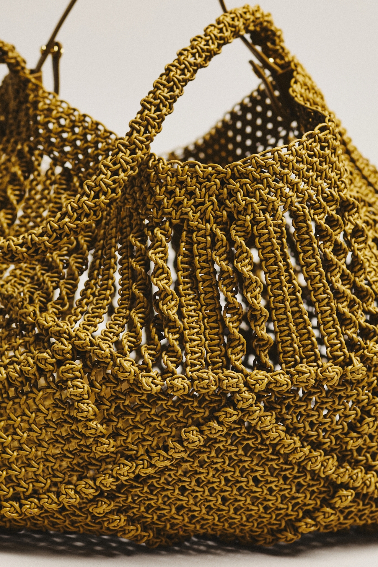 ALÉMAIS Macramé Maxi Crescent Tote