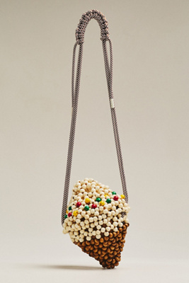 ALÉMAIS Wood Bead Gelato Mini Bag | Anthropologie