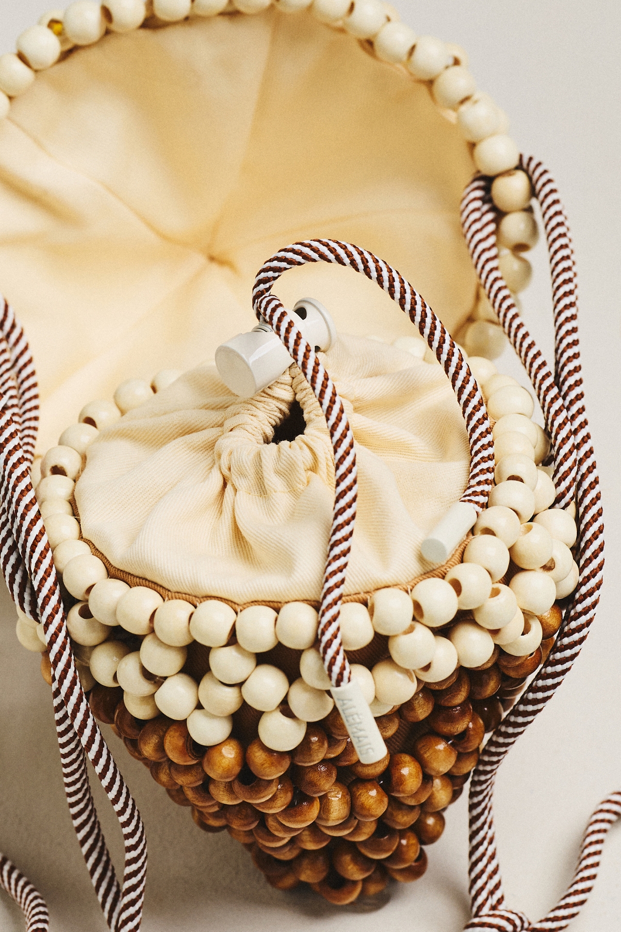 ALÉMAIS Wood Bead Gelato Mini Bag