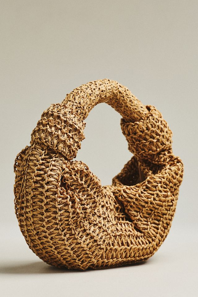 SIMONMILLER Lopsy Raffia Bag #1
