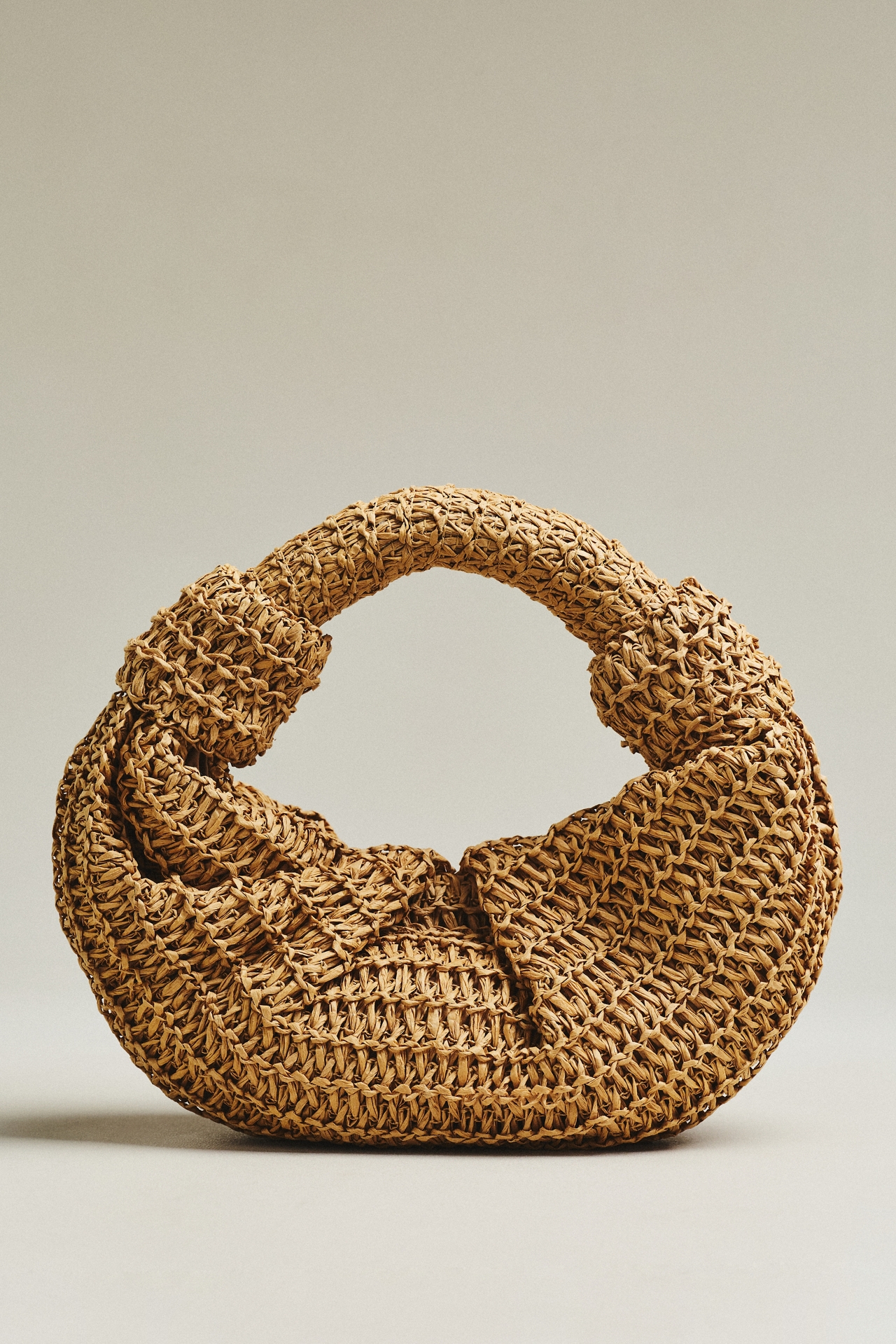 SIMONMILLER Lopsy Raffia Bag
