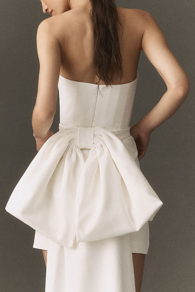 SAU LEE Thea Crepe Mini Dress #1