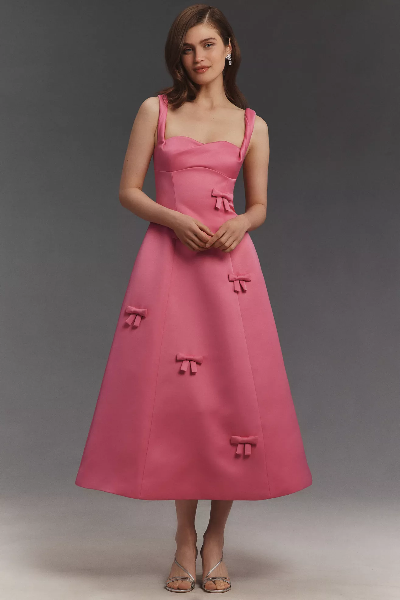 LEO LIN Beatrice Bow Maxi Dress