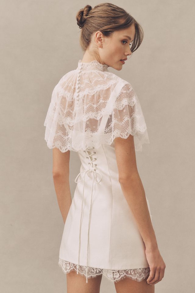 Geisha Designs Ruffle Mini Cape #2