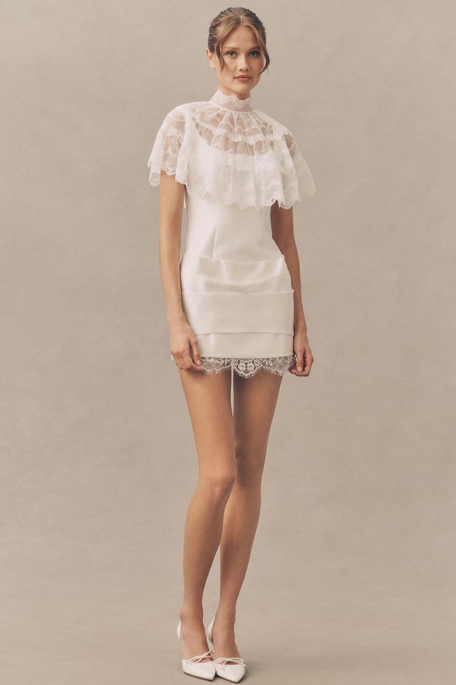 Geisha Designs Ruffle Mini Cape #3