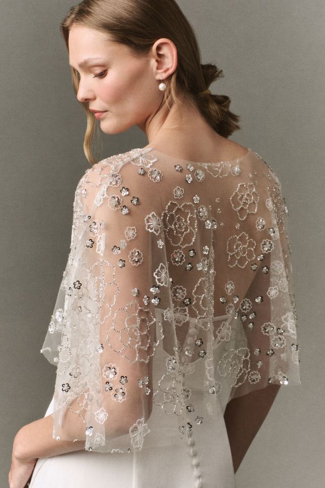 Geisha Designs Deco Embellished Cape #2