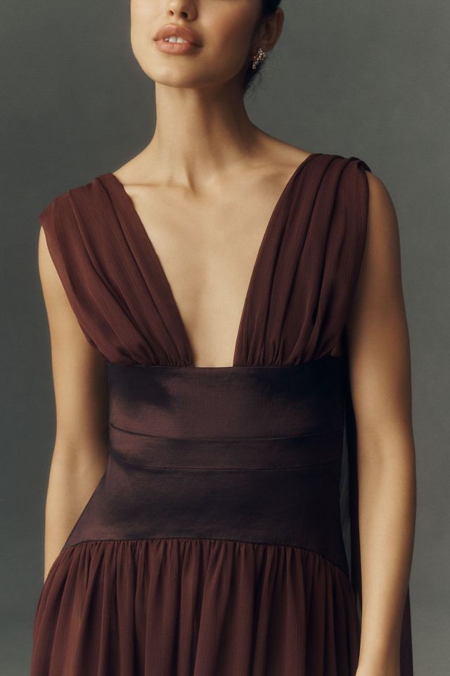 arcina ori brown dress Arcina Ori Eveline Dress Cacao  shortandsweethire