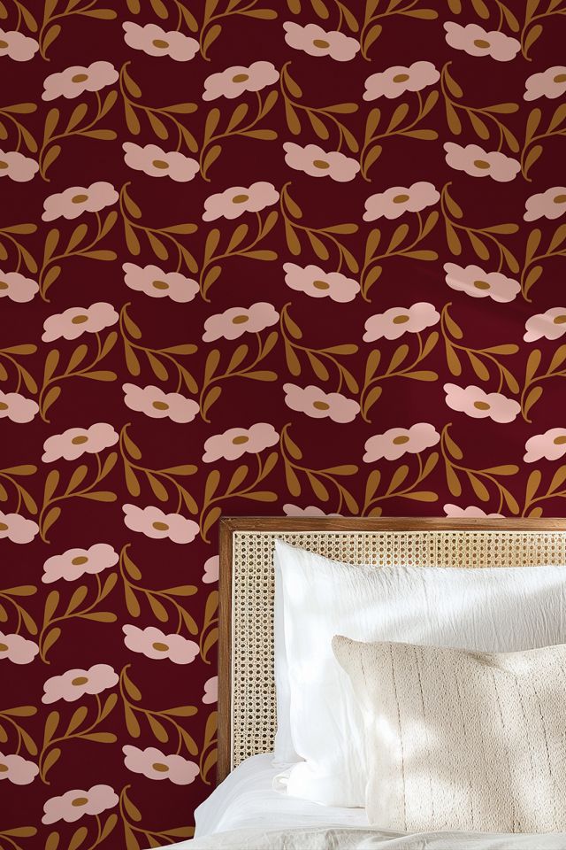 Diana Pereira Studio Meadow Breeze Floral Pattern Wallpaper #2