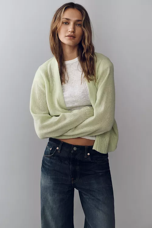 By Anthropologie Lightweight Open Cardigan Sweater