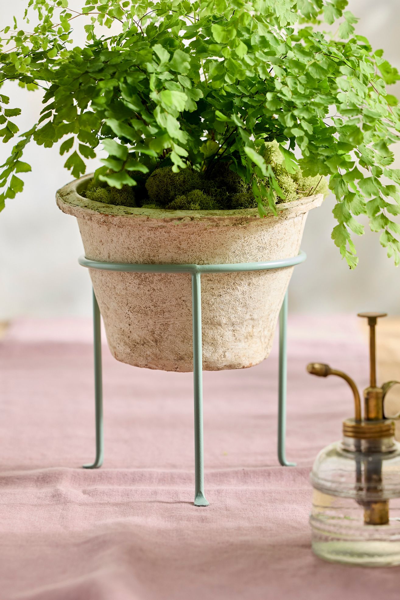 Tripod Plant Stand, Mint - Mint, 10 "