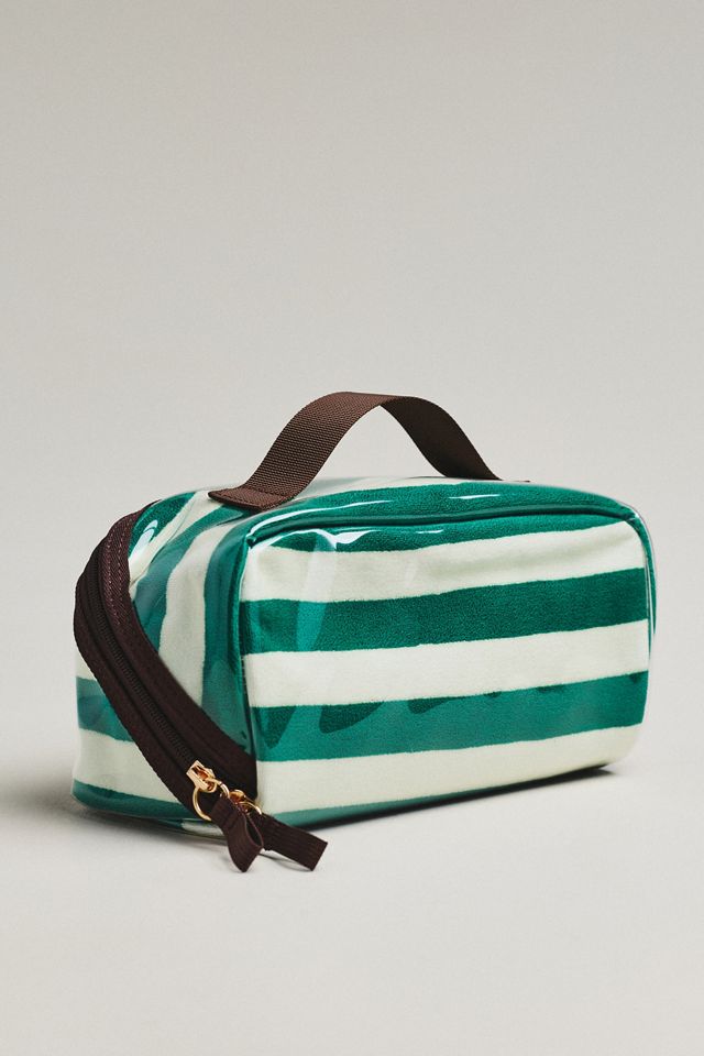 By Anthropologie Coated Terry Cosmetic Bag #1