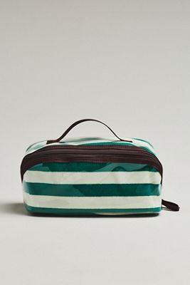By Anthropologie Coated Terry Cosmetic Bag