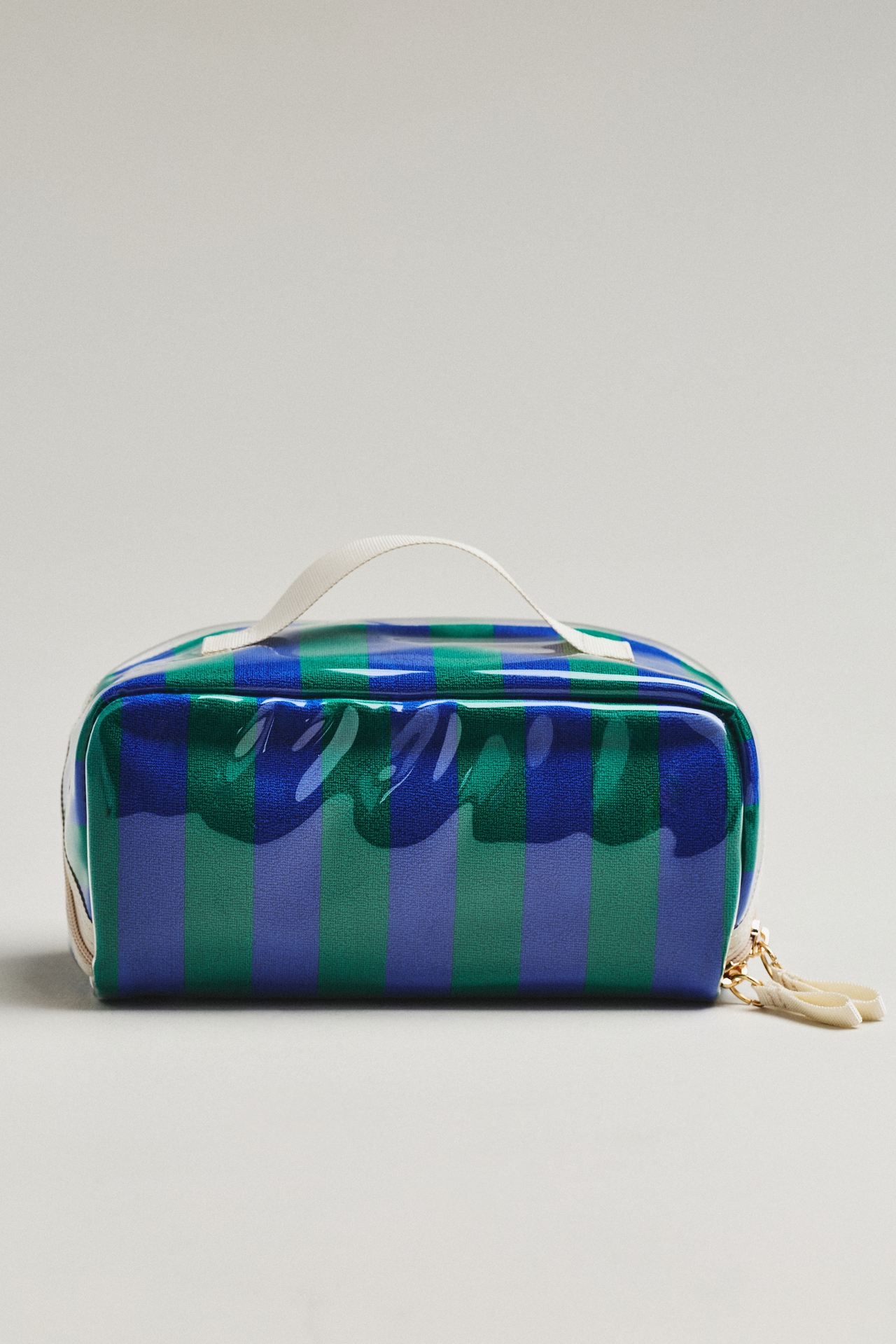 By Anthropologie Coated Terry Cosmetic Bag